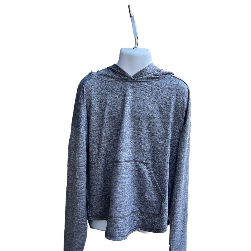 All in Motion Boy's Large 10/12 Long Sleeve Hoodie Gray NWT